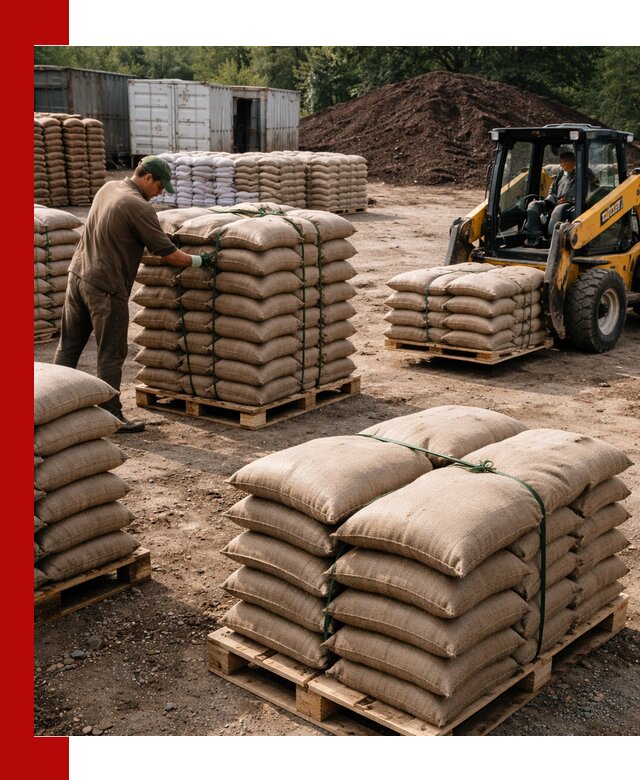 Доставка торфа в мешках по выгодным ценам в Торжке