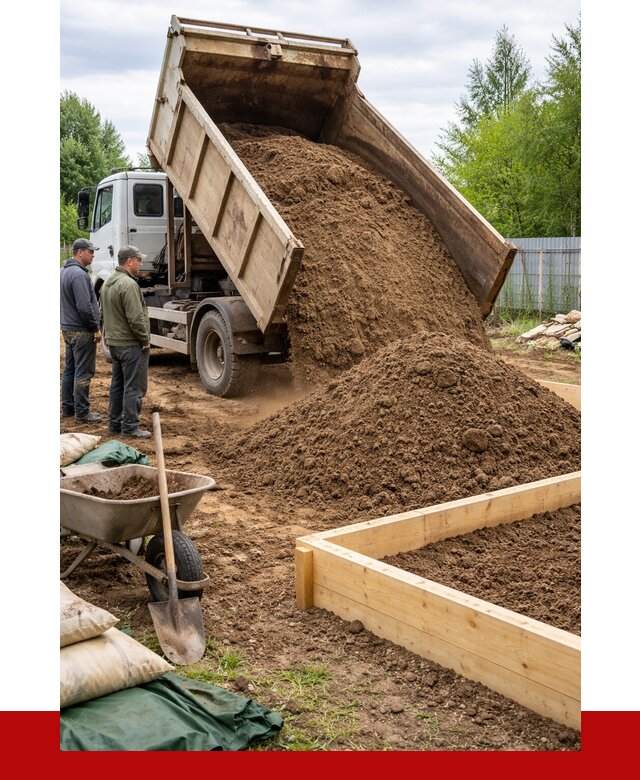 Торфо песчаная смесь в Торжке с доставкой от 1891 р. | ПРОНЕРУДТрж