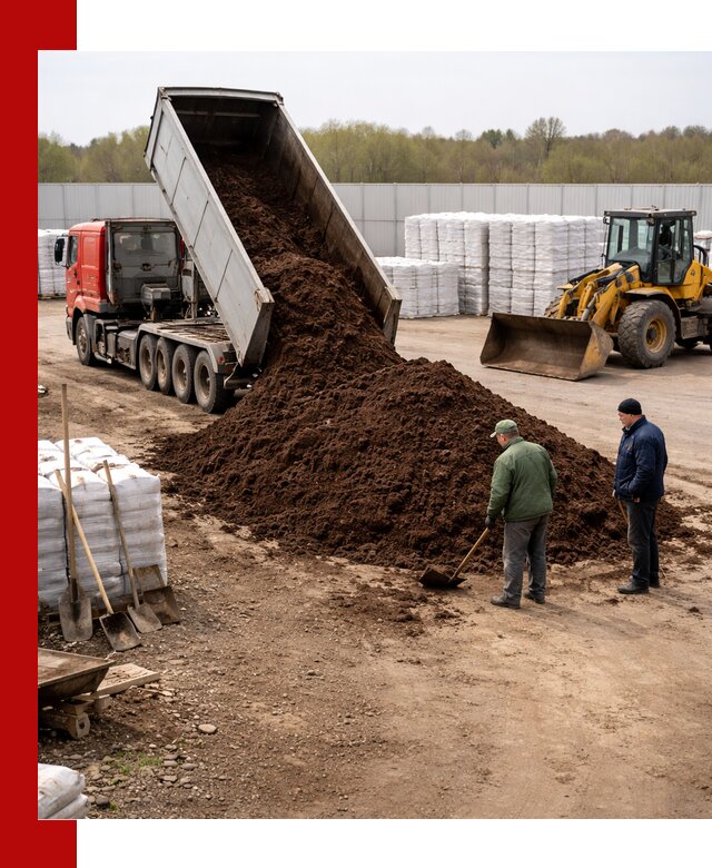 Доставка торфяных смесей оптом и в розницу в Торжке