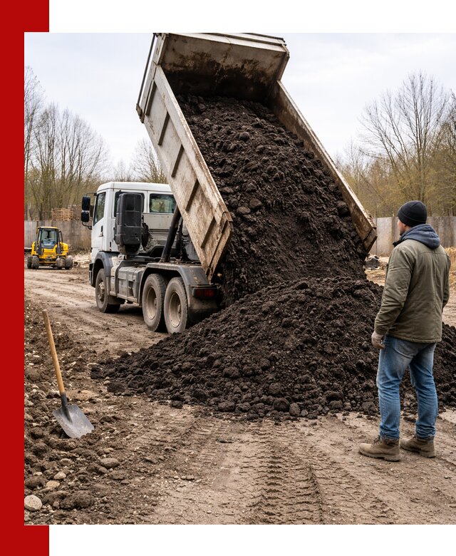 Доставка чернозема навалом в Торжке быстро и выгодно
