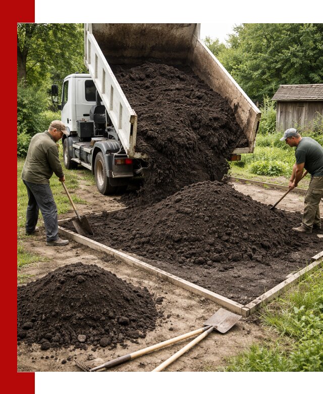 Купить чистый чернозем для огорода с доставкой в Торжке