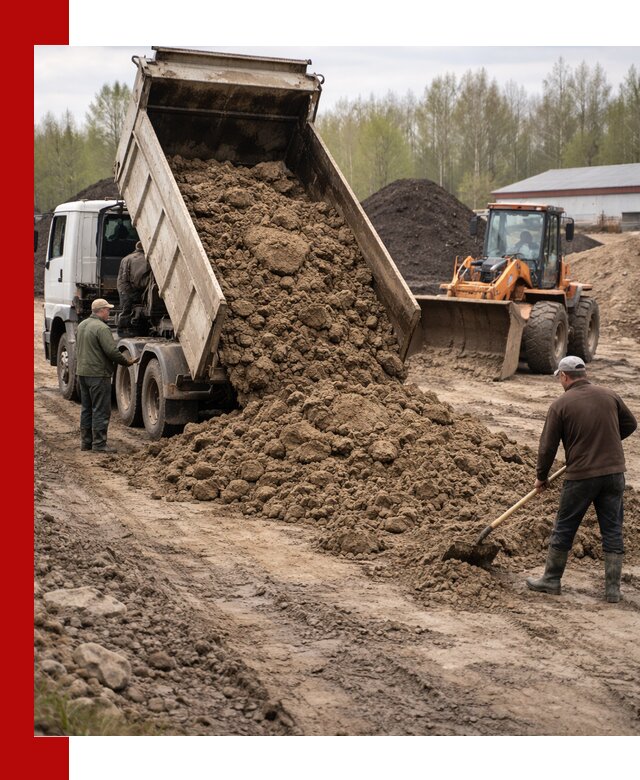 Доставка глин и суглинков в Торжке оптом и вкрай