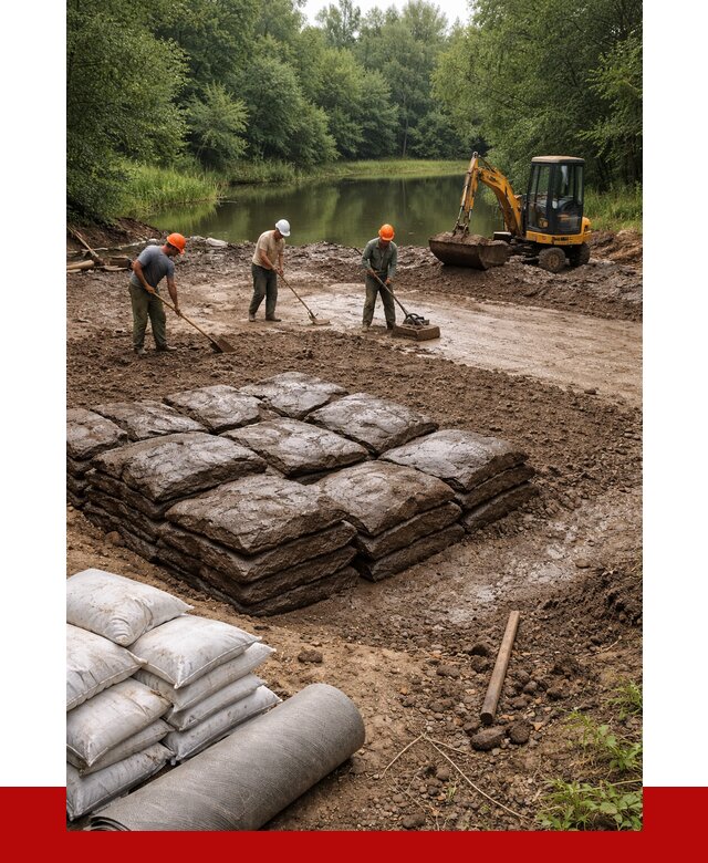 Купить глину для пруда в Торжке от 4601 р. с доставкой | ПРОНЕРУДТрж