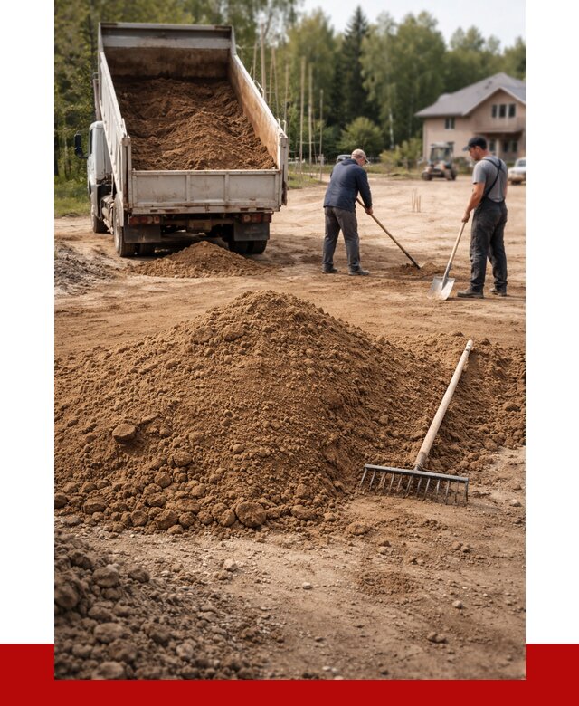 Суглинок для планировки в Торжке с доставкой от 4294 р. | ПРОНЕРУДТрж