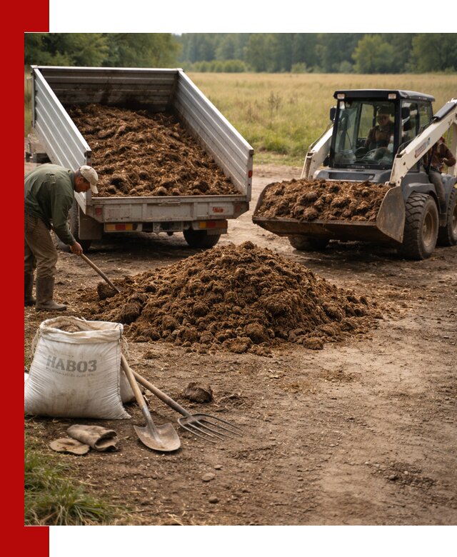 Доставка конского навоза в Торжке с разгрузкой и доставкой на объект