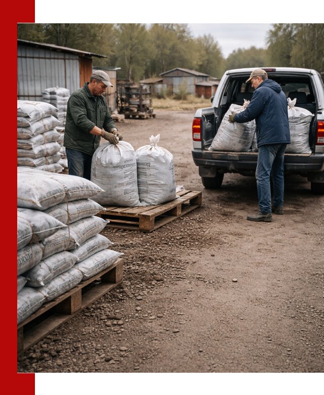 Купить конский навоз в мешках с доставкой в Торжке