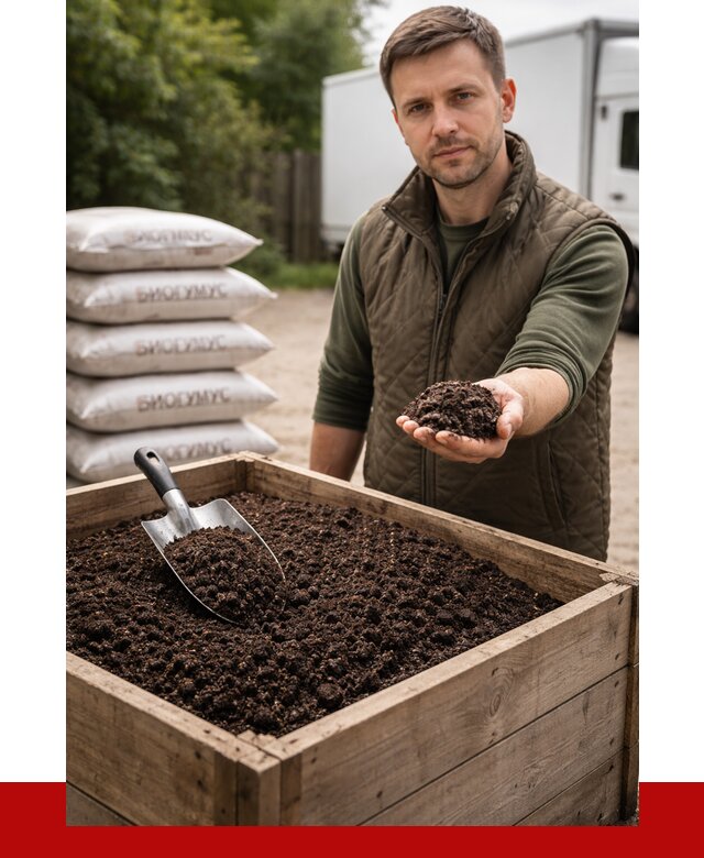 Купить биогумус в Торжке с доставкой от 8690 р. за куб | ПРОНЕРУДТрж