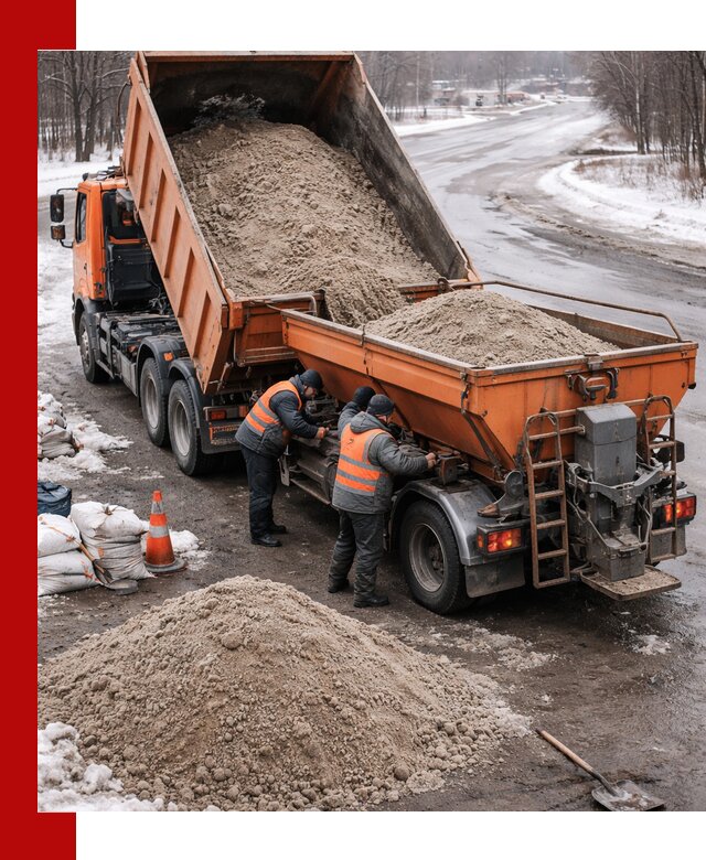 Поставка и вывоз пескосоля в Торжке оптом и в розницу