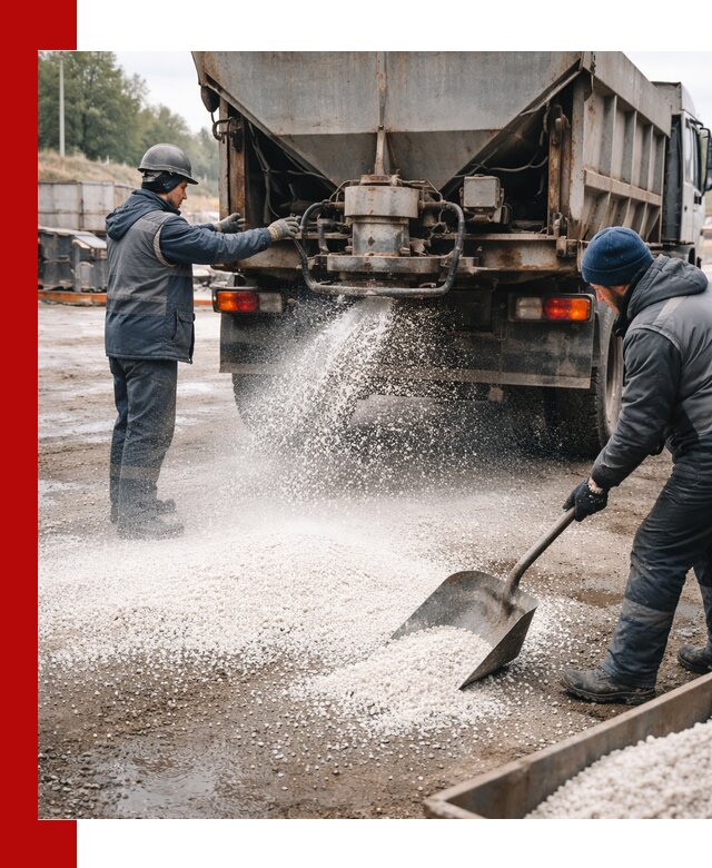 Доставка и продажа хлористого кальция в Торжке