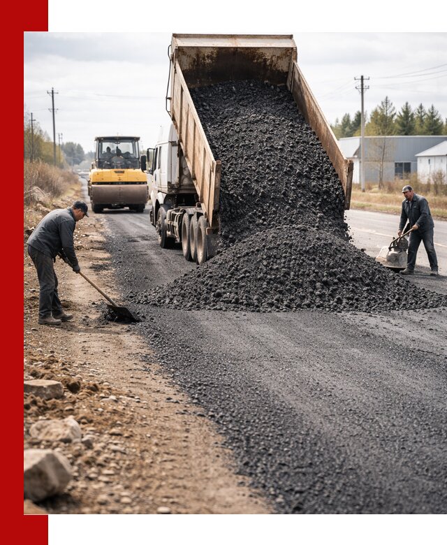 Асфальтовая крошка для дорог в Торжке — поставка и доставка