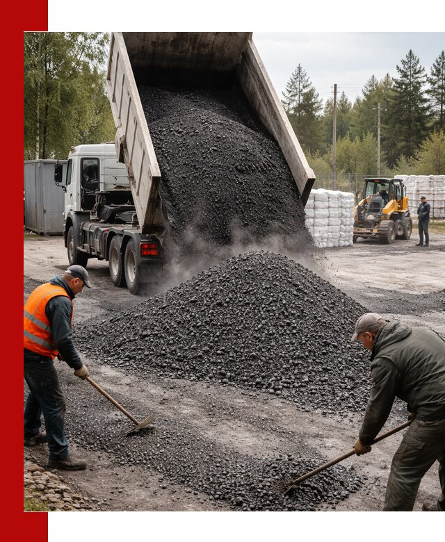 Доставка и продажа асфальтного гранулята в Торжке