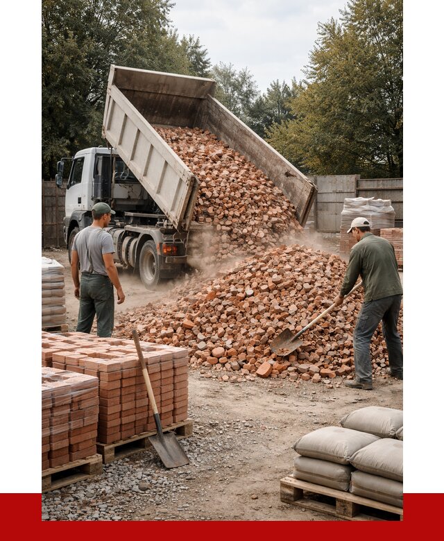 Бой кирпича в Торжке с доставкой от 4294 руб/куб | ПРОНЕРУДТрж