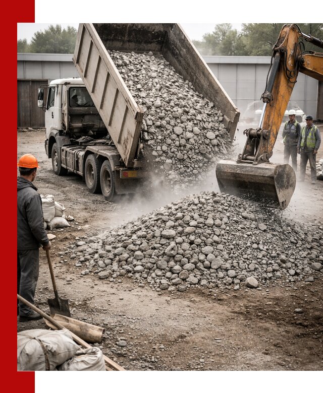 Доставка дробленого бетона в Торжке оптом и в розницу