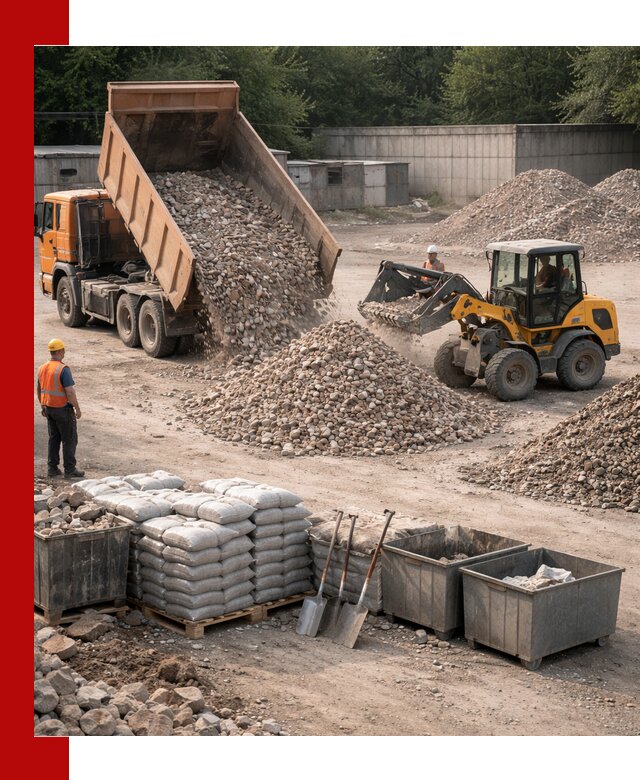 Вторичные материалы для отсыпки в Торжке — поставка и доставка