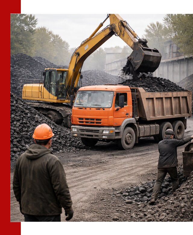 Доставка угля автотранспортом в Торжке быстро и выгодно