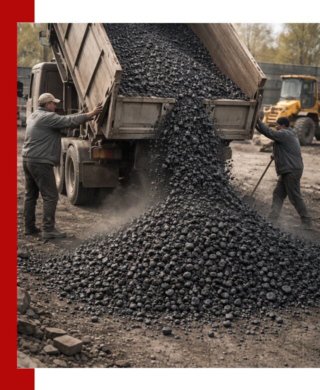 Доставка угля семечка самосвалами в Торжке