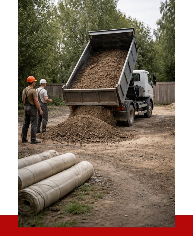 Доставка сыпучих материалов самосвалом в Торжок от 4294 р. | ПРОНЕРУДТрж