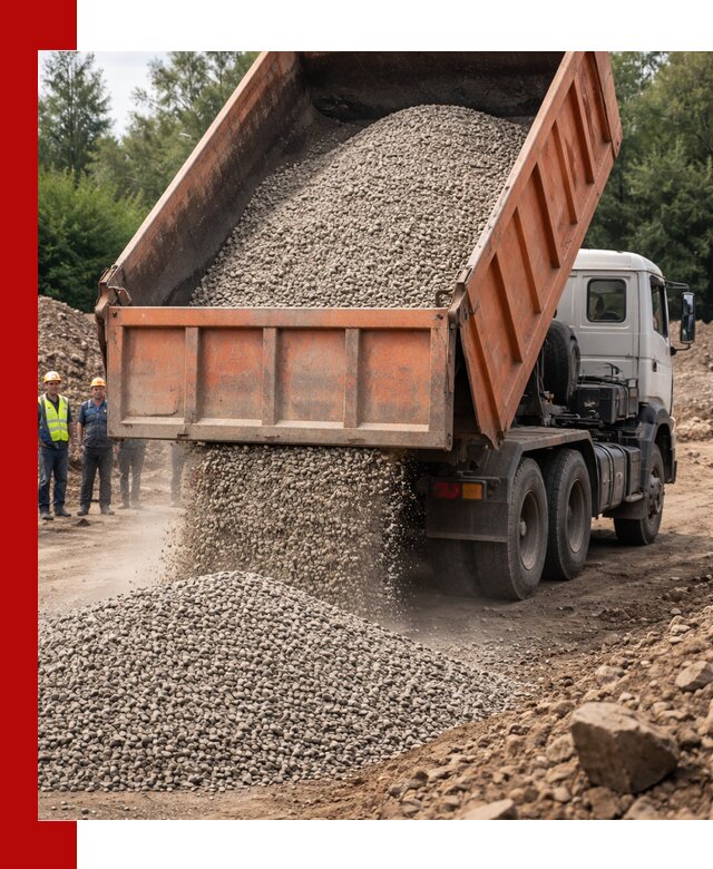 Доставка сыпучих материалов самосвалом в Торжке быстро и надежно