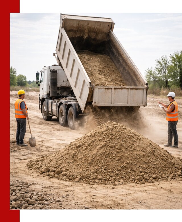 Доставка самосвалом 15 кубов в Торжке за город и по городу