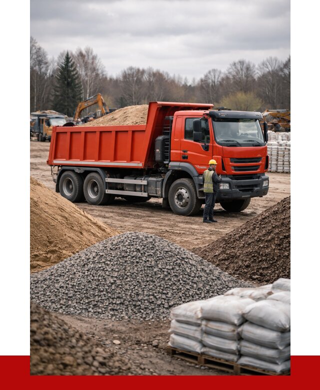 Доставка самосвалом 25 кубов в Торжке от 7668 р. | ПРОНЕРУДТрж