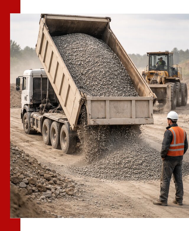 Доставка самосвалом 40 кубов цемента и сыпучих в Торжке