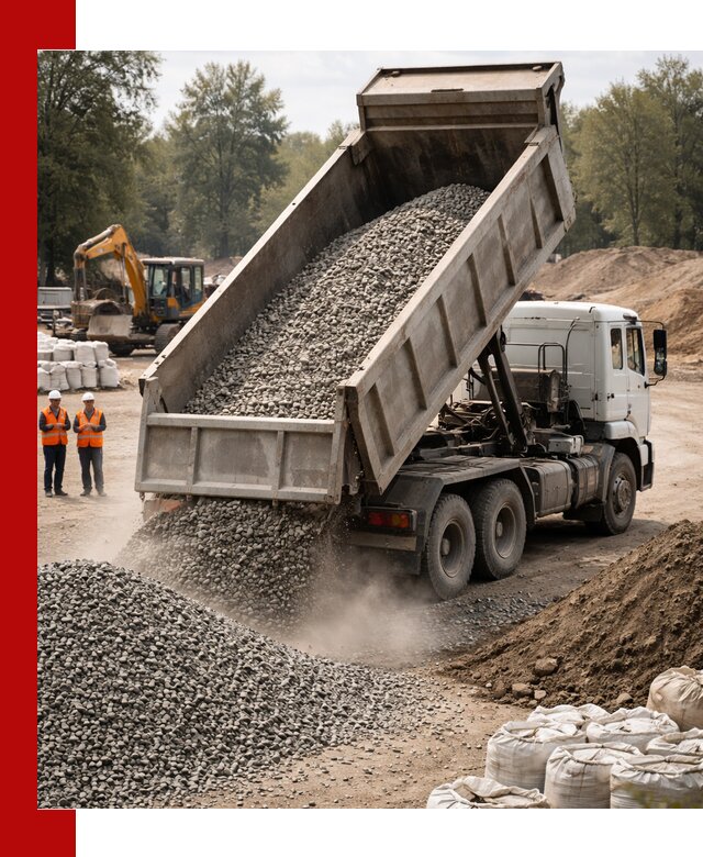 Аренда самосвала в Торжке для доставки сыпучих и нерудных материалов