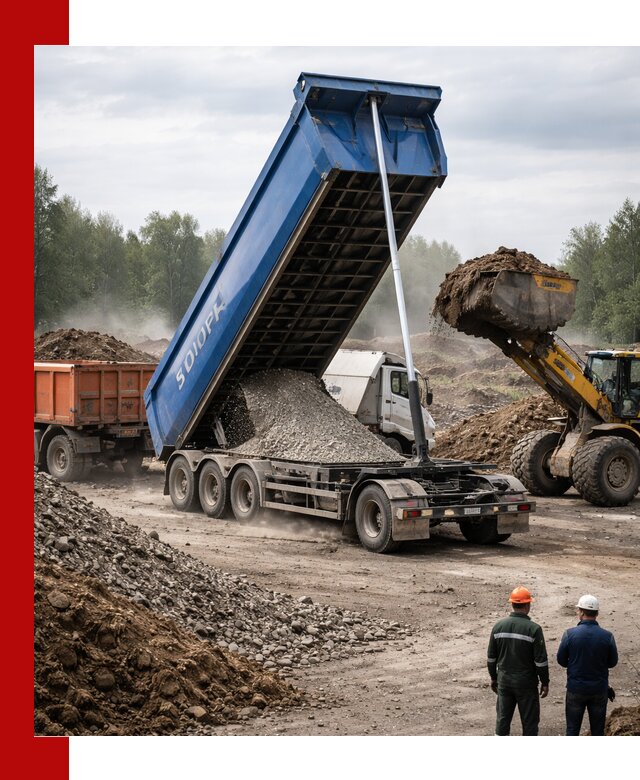 Аренда тонар 40 тонн в Торжке с доставкой материалов