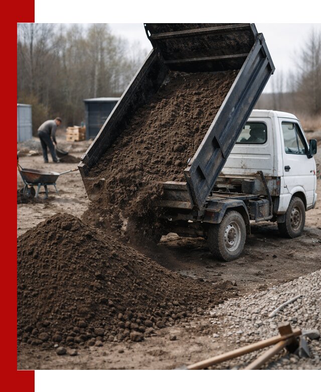 Аренда минисамосвала в Торжке для доставки сыпучих материалов