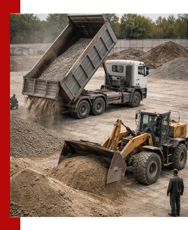 Перевозка сыпучих грузов самосвалами и бортовыми в Торжке