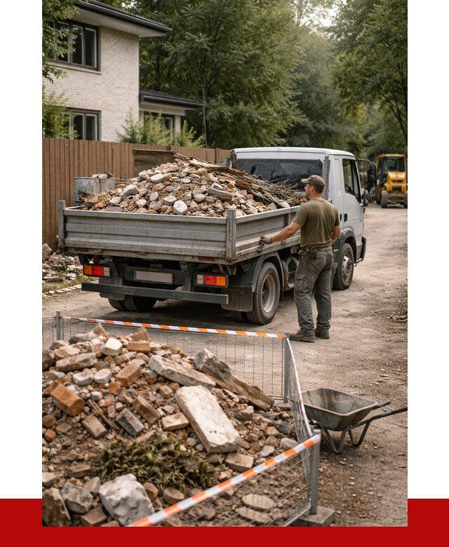 Вывоз строительного мусора с погрузкой в Торжке от 7668 р | ПРОНЕРУДТрж