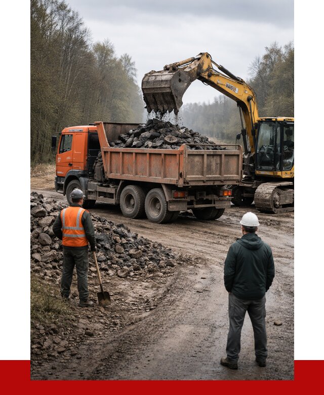 Вывоз асфальта в Торжке от 4601 р. самосвалом ПРОНЕРУДТрж