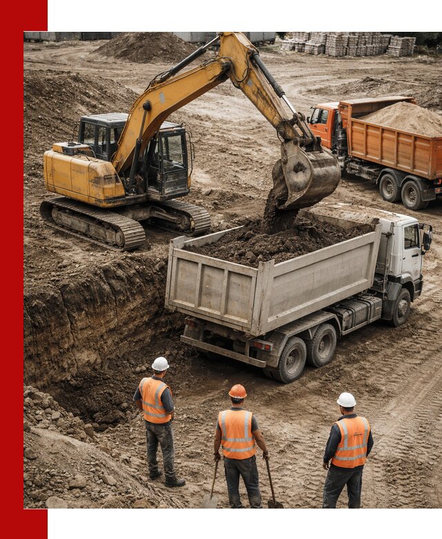 Разработка грунта для строительства и благоустройства в Торжке