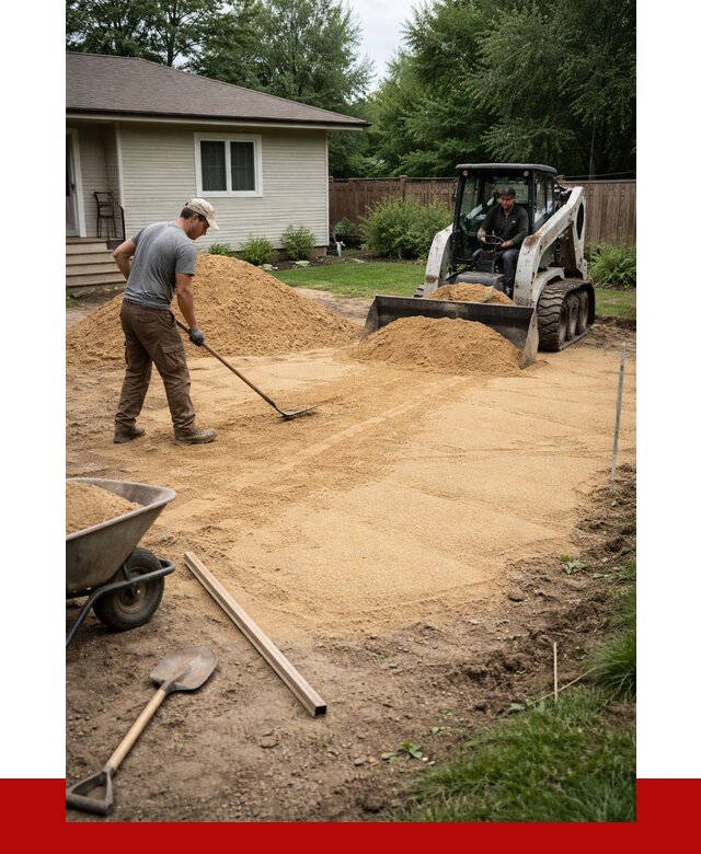 Отсыпка участка песком в Торжке, от 2556 р., ПРОНЕРУДТрж