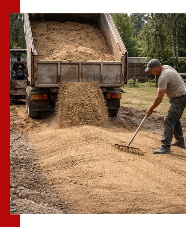 Отсыпка участка песком в Торжке быстро и качественно