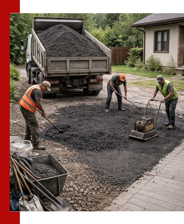 Асфальтовая крошка для двора с доставкой в Торжке